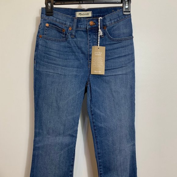 Madewell NWT Cali Demi Boot Back Seam Edition Jeans Size 25 - Picture 11 of 16